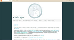 Desktop Screenshot of caitlinmyer.com